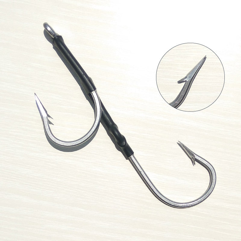 Pre-Rigged Game Fishing Hook Set - Suitable for Marlin, Tuna, and More